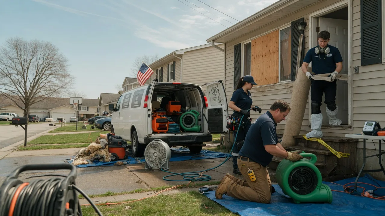 Water Damage Restoration in Hartsburg, IL near me